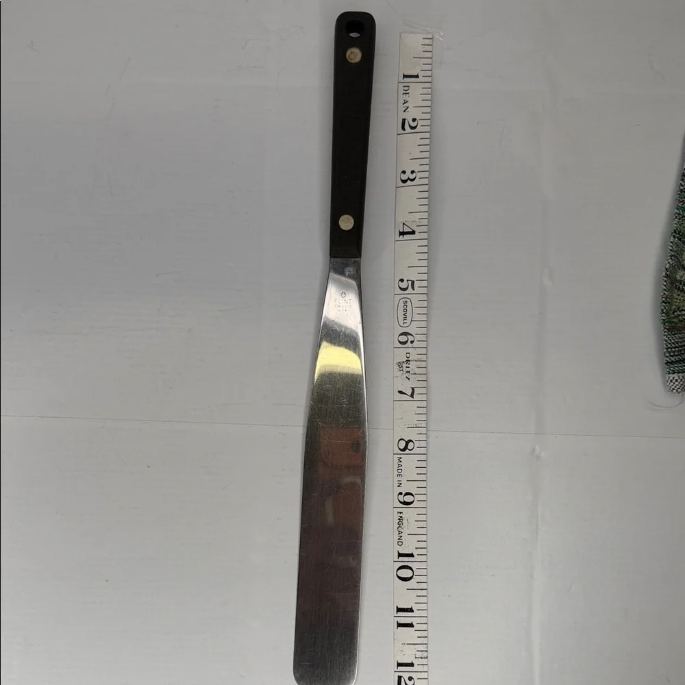 Flint Stainless Steel USA Spatula Frosting Spreader Vintage